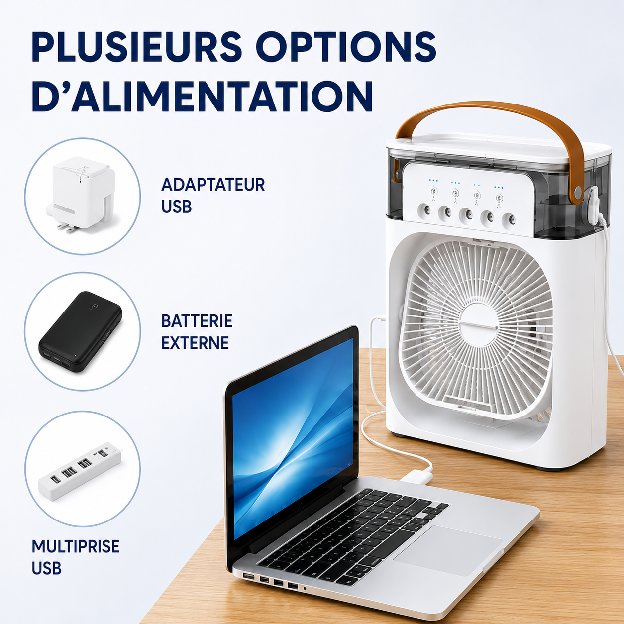 Mini Climatiseur Portable 2 en 1