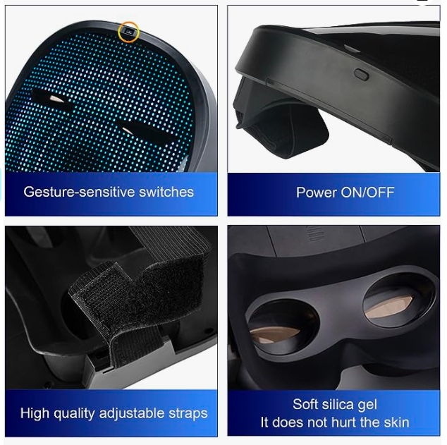 Customizable LED mask