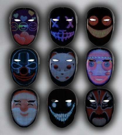Customizable LED mask